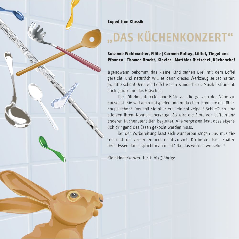 Digital erstellte Illustrationen: Kinderkonzerte Philharmonie Essen