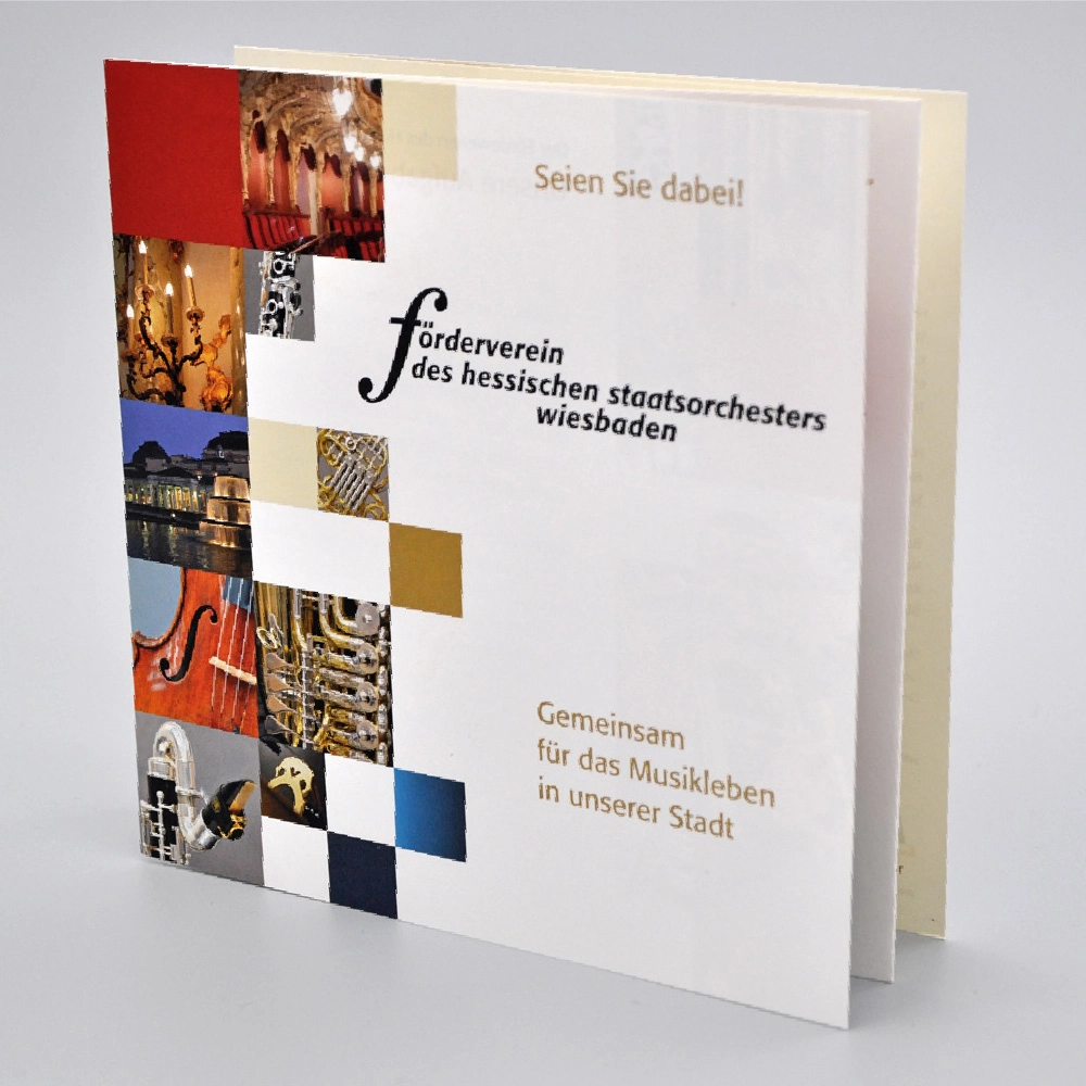Broschüre zur Anwerbung von Fördervereinsmitgliedern