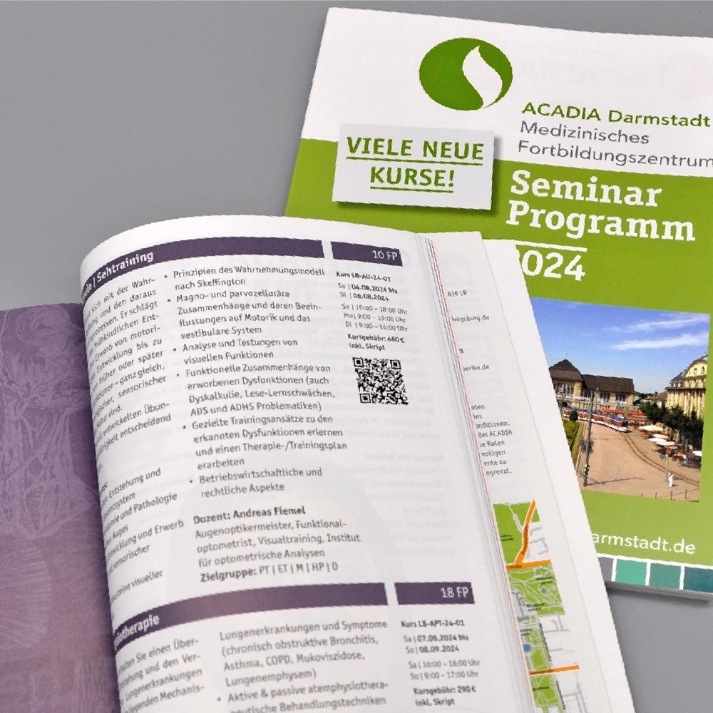 Jahresprogramm für Fortbildungen – Ansicht 2