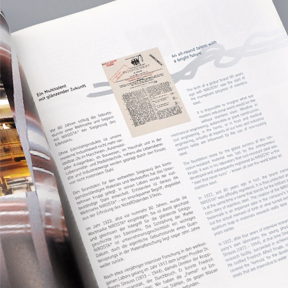 „Licht des Stahls“, Jubiläumsfestschrift kombiniert mit Kunstkatalog – Ansicht 1