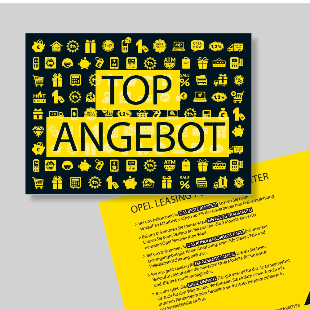 Verkauf an Mitarbeiter, Marketing-Aktion – Ansicht 6