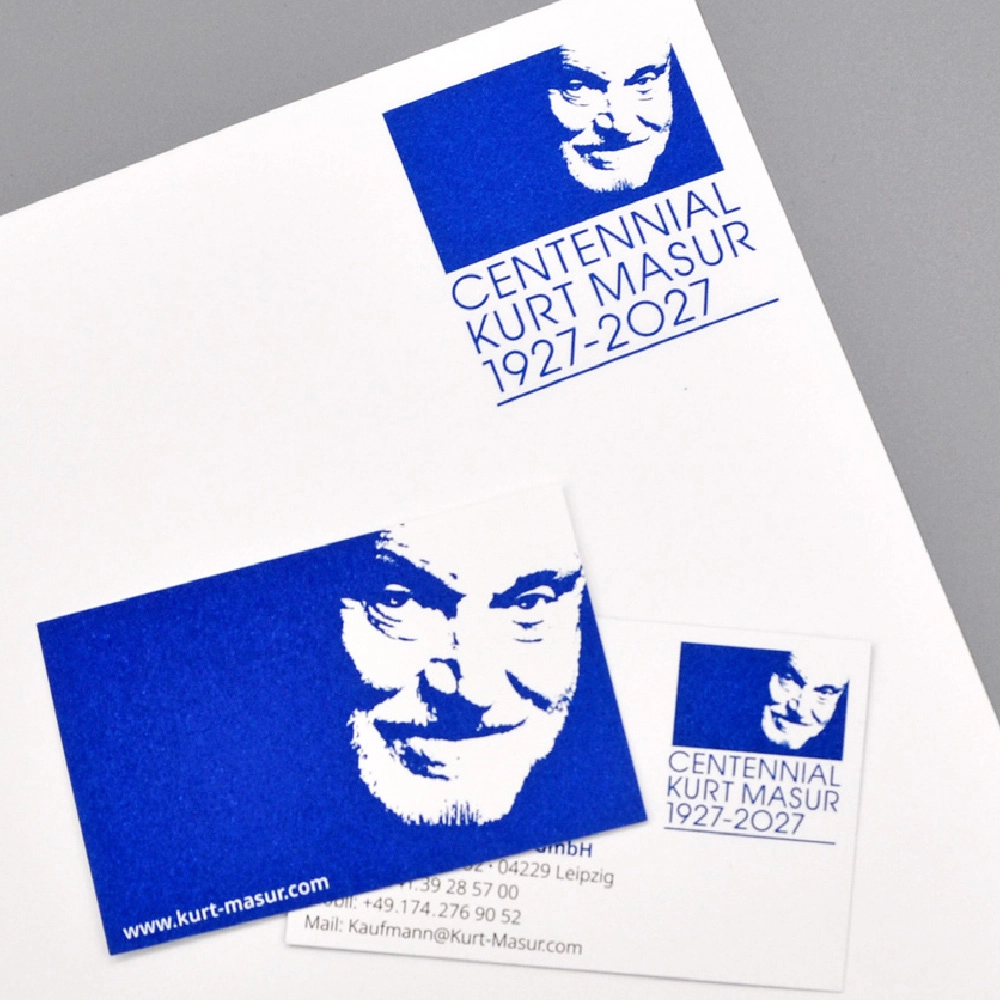 Centennial Kurt Masur: Logo und Erscheinungsbild – Ansicht 1