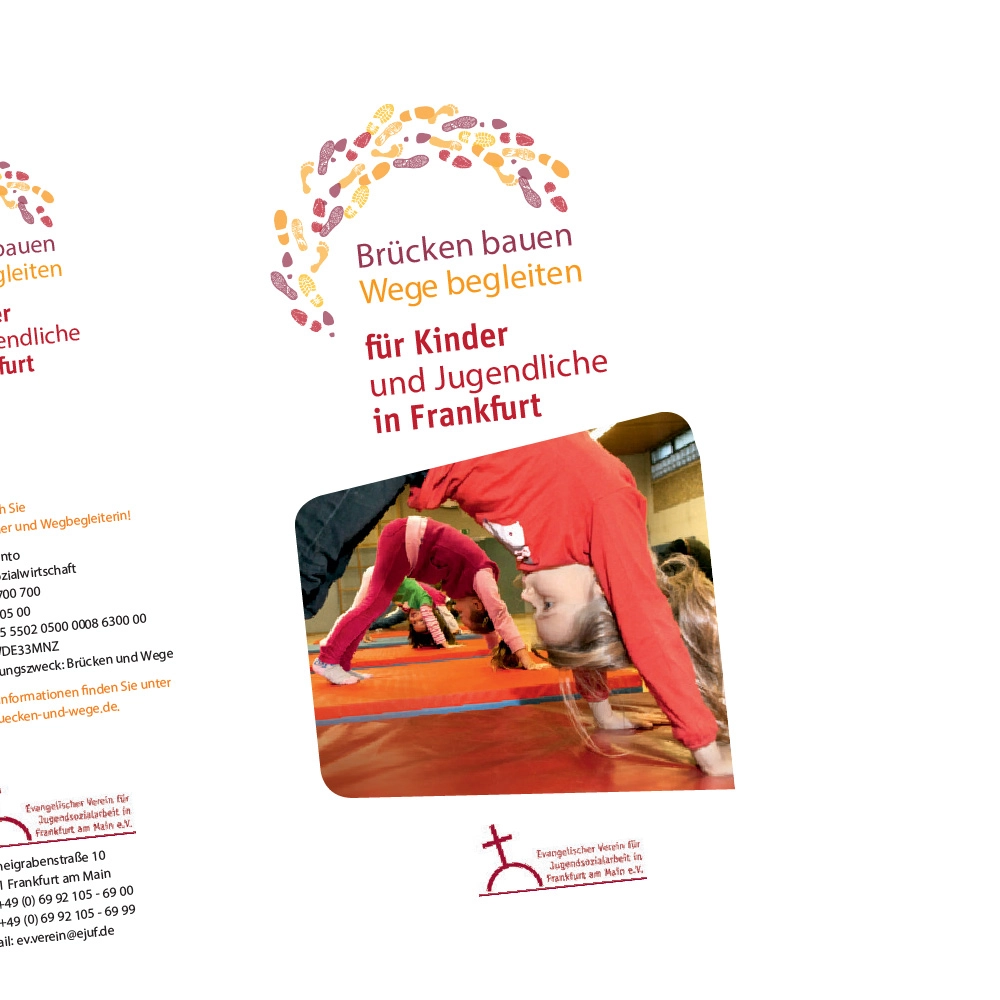 Fundraising: Logo & Erscheinungsbild, Broschüren und Faltblätter – Ansicht 1