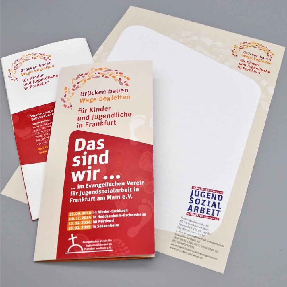 Fundraising: Logo & Erscheinungsbild, Broschüren und Faltblätter – Ansicht 3