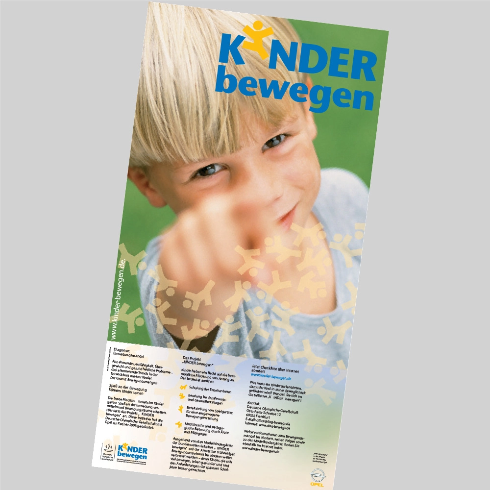 Logo und Erscheinungsbild: Kinder bewegen – Ansicht 2