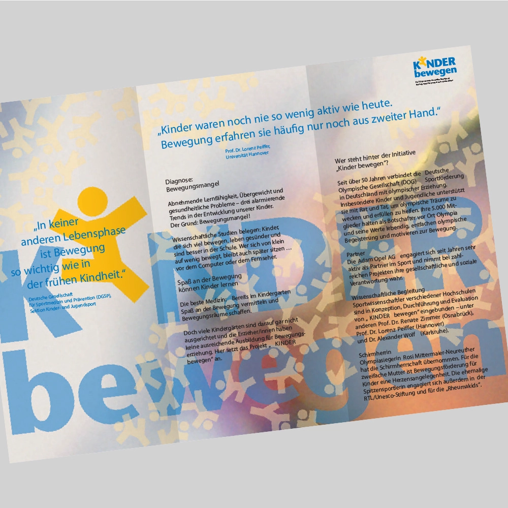 Logo und Erscheinungsbild: Kinder bewegen – Ansicht 4
