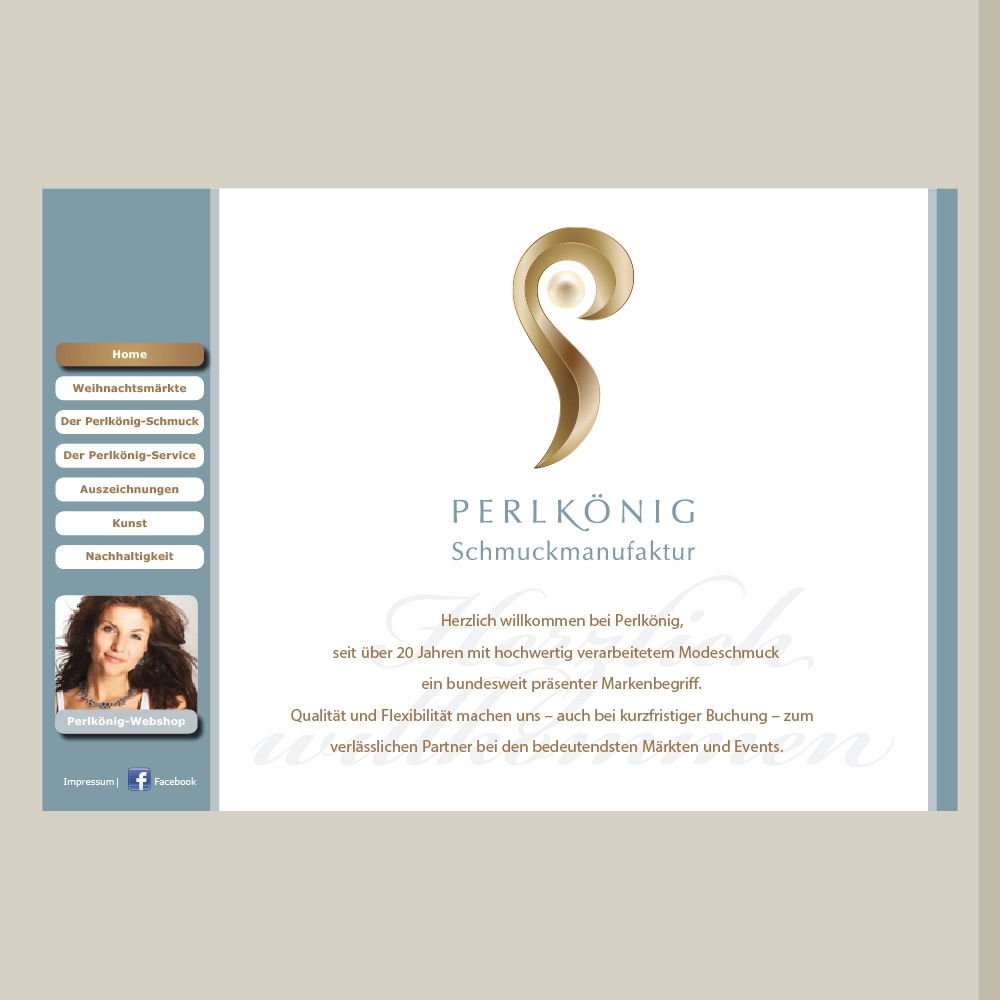 Perlkönig: Logoentwicklung und Erscheinungsbild – Ansicht 4