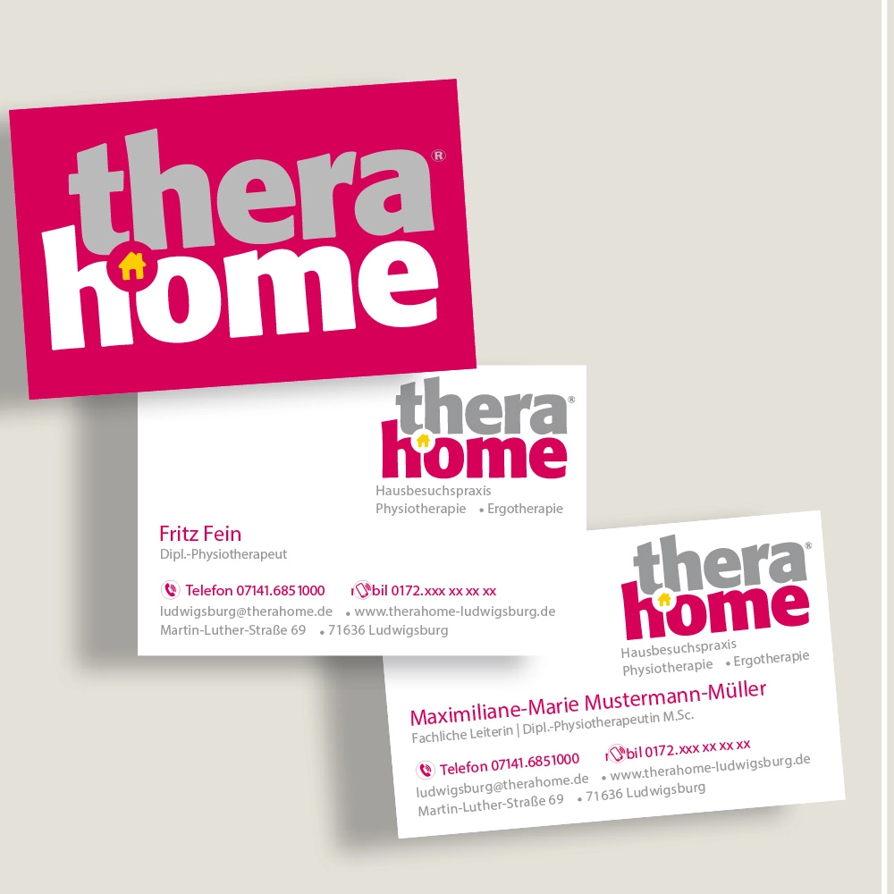 therahome: Logo & Erscheinungsbild – Ansicht 1